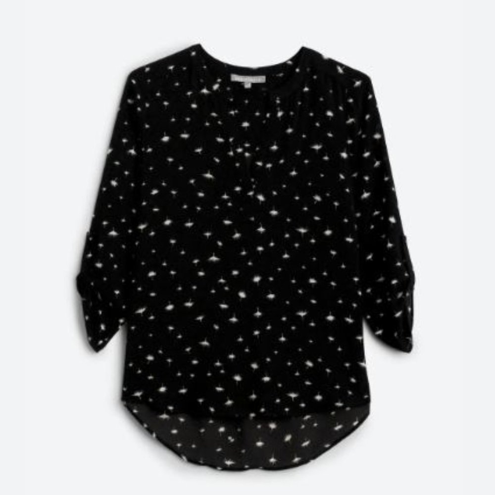 Split Neck Waterman Blouse - image 1